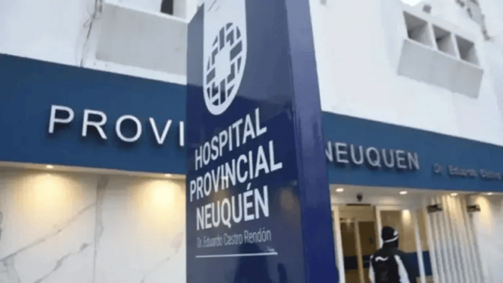 El Hospital Provincial de Neuquén, donde fueron trasladados los intoxicados.