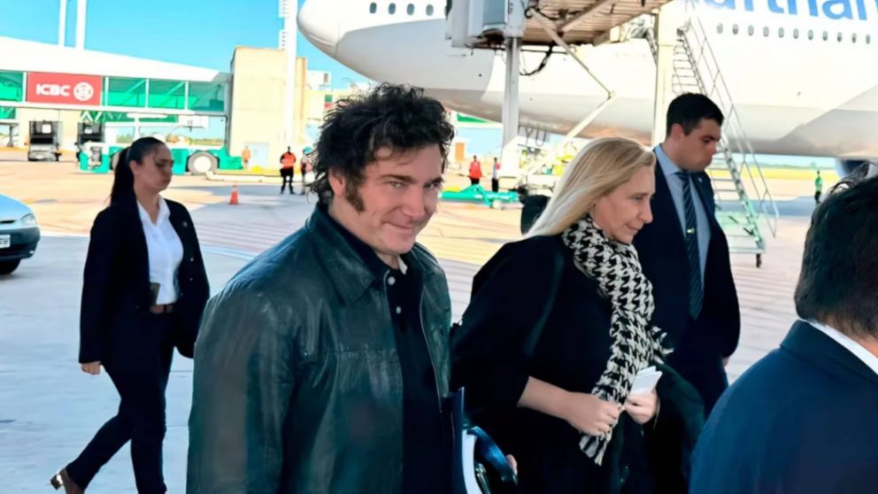 Javier Milei estará el viernes en Córdoba, el sábado en Paraguay y el domingo sale para Davos, Suiza.