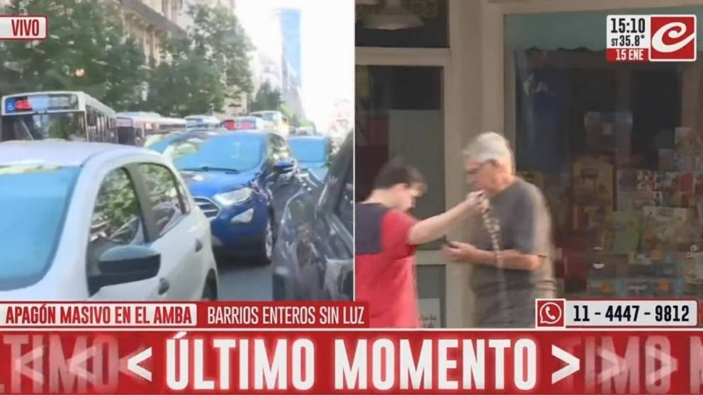 Apag�n masivo en el AMBA.