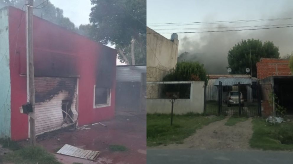 Murieron una joven y sus dos hijitas al incendiarse una casa en la localidad platense de Los Hornos (Redes).