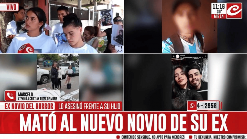 Habl� el joven que asisti� a Cristian antes de morir.