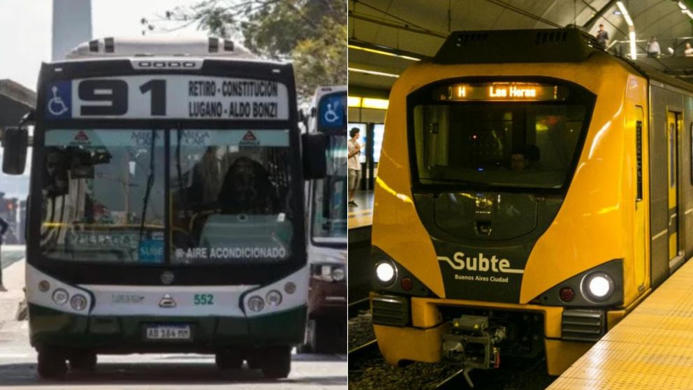 Cuáles serían las tarifas de colectivos y subte desde febrero.