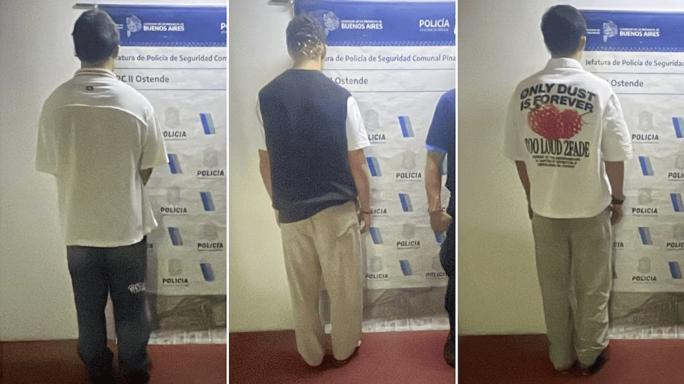 Tres rugbiers cordobeses fueron detenidos en Pinamar luego de protagonizar una pelea a trompadas (Imagen NA).