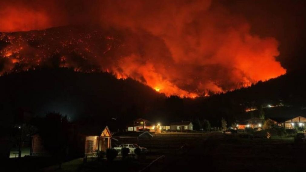 Incendios en Chubut: los operativos entran en una fase crítica y buscan proteger la vida y las casas (gentileza El Chubut).