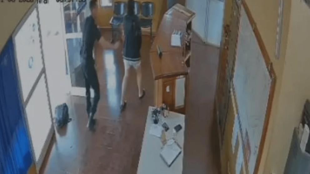 El terrible accionar de la mujer quedó registrado en un video (Gentileza El Territorio).
