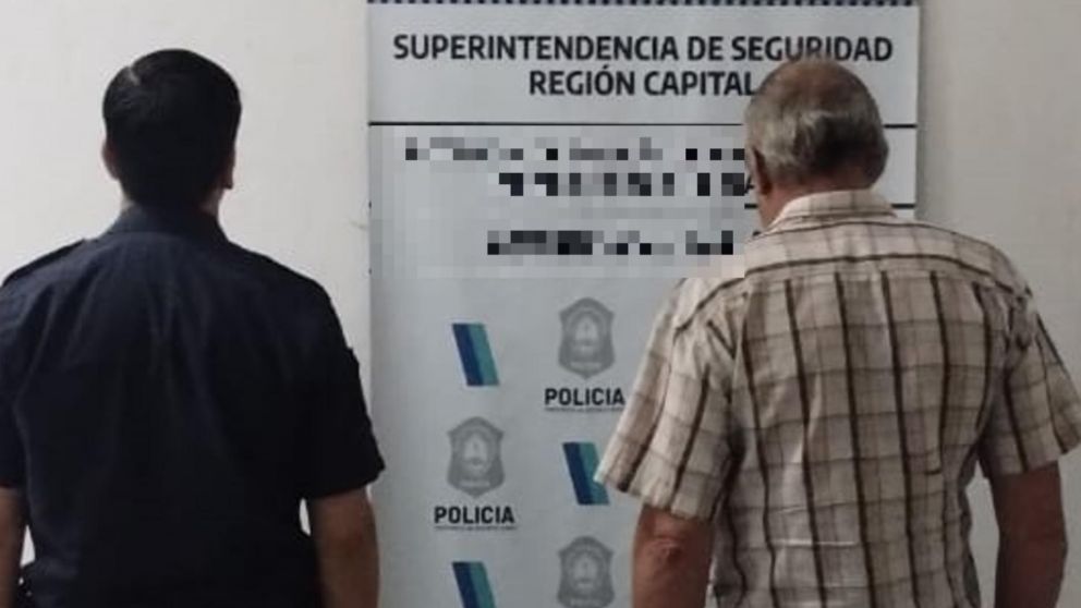 Este es el sujeto que fue detenido en el operativo.