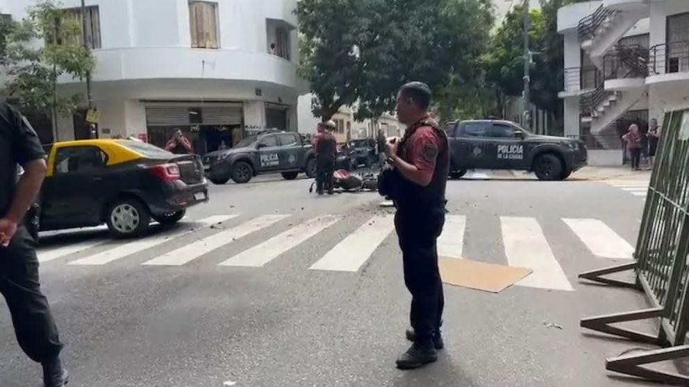 El trágico accidente ocurrió frente al departamento de Cristina Kirchner en Constitución (Foto redes).