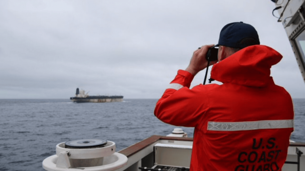 El barco fue incautado por Estados Unidos tras dos semanas de persecuci�n (X).