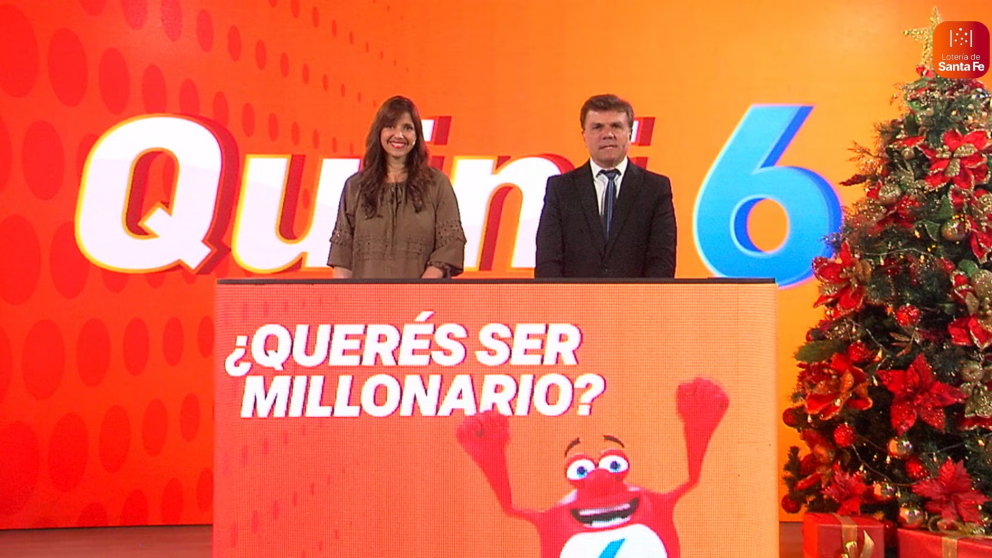 El Quini 6 sortea todos los miércoles y domingos desde las 21:15.
