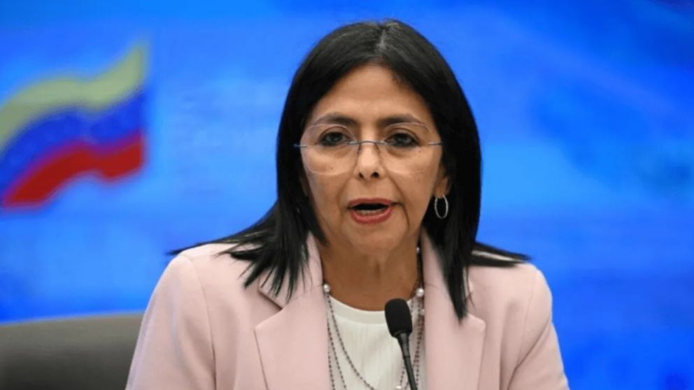 Delcy Rodríguez, presidenta encargada de Venezuela.