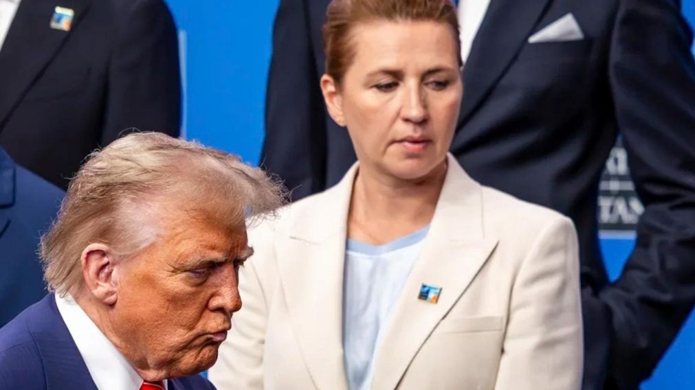 La primera ministra danesa, Mette Frederiksen, respondió a las provocaciones de Donald Trump (Archivo AP).
