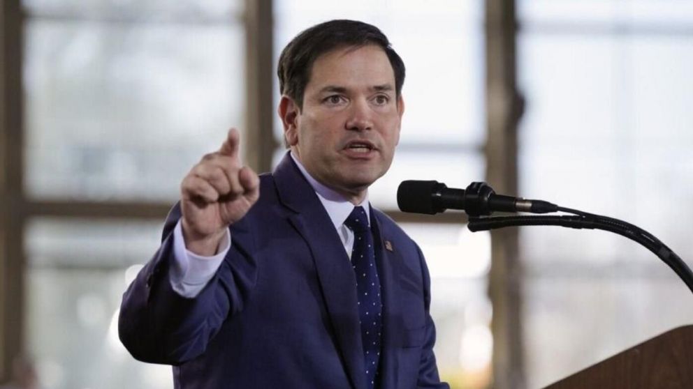 El secretario de Estado de EE.UU., Marco Rubio, condicionó al gobierno de transición en Venezuela (AP).