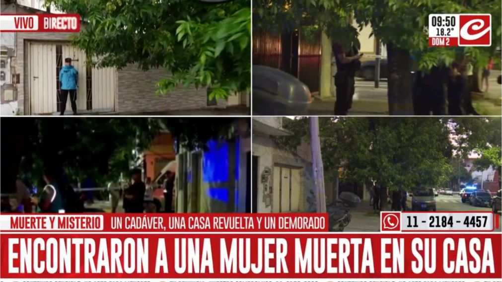 Misterio por el femicidio de la mujer de 51 a�os.