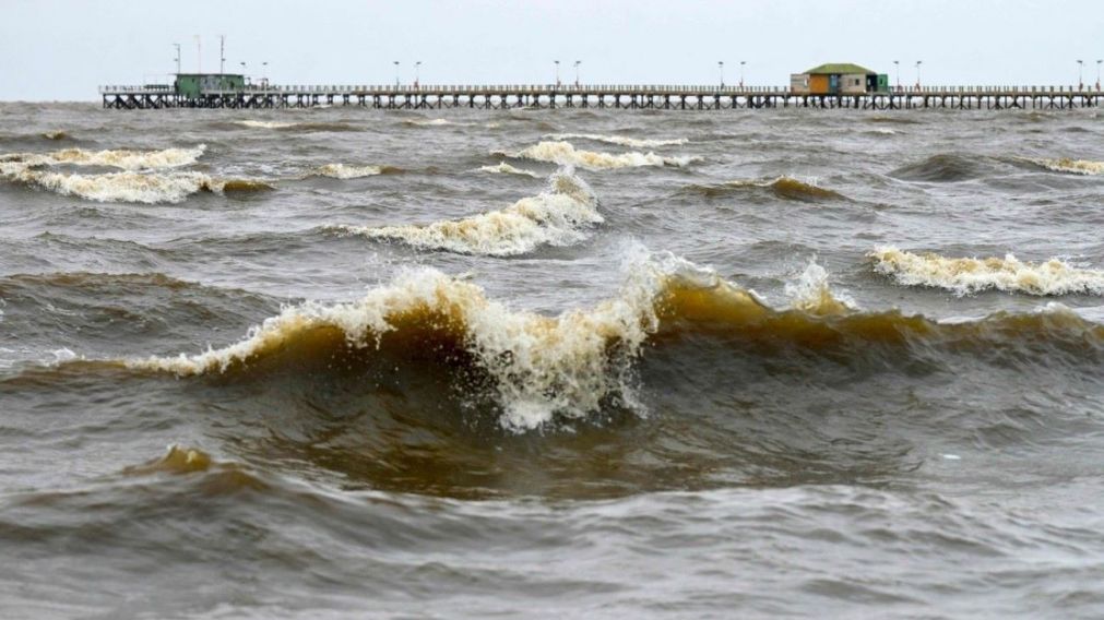 La alerta amarilla del Servicio Meteorológico Nacional se extiende sobre una amplia franja costera, con vientos intensos y posibles cambios en el nivel del mar.