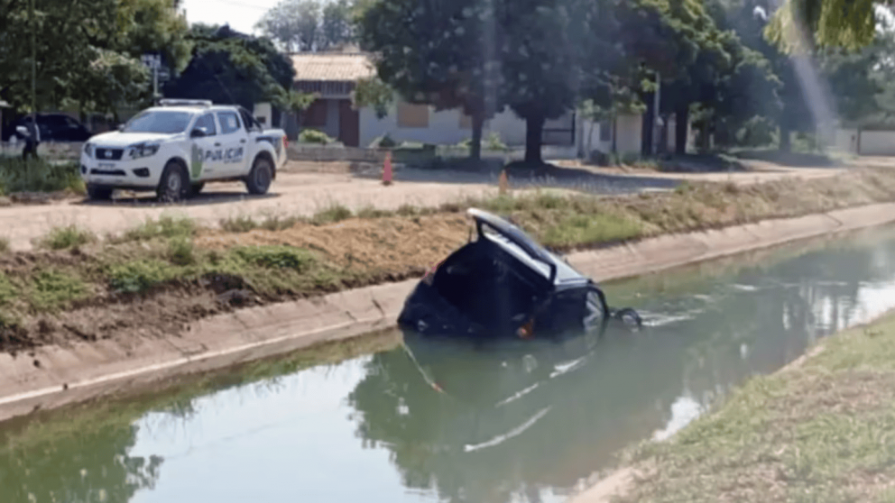Así quedó el auto tras el trágico accidente.