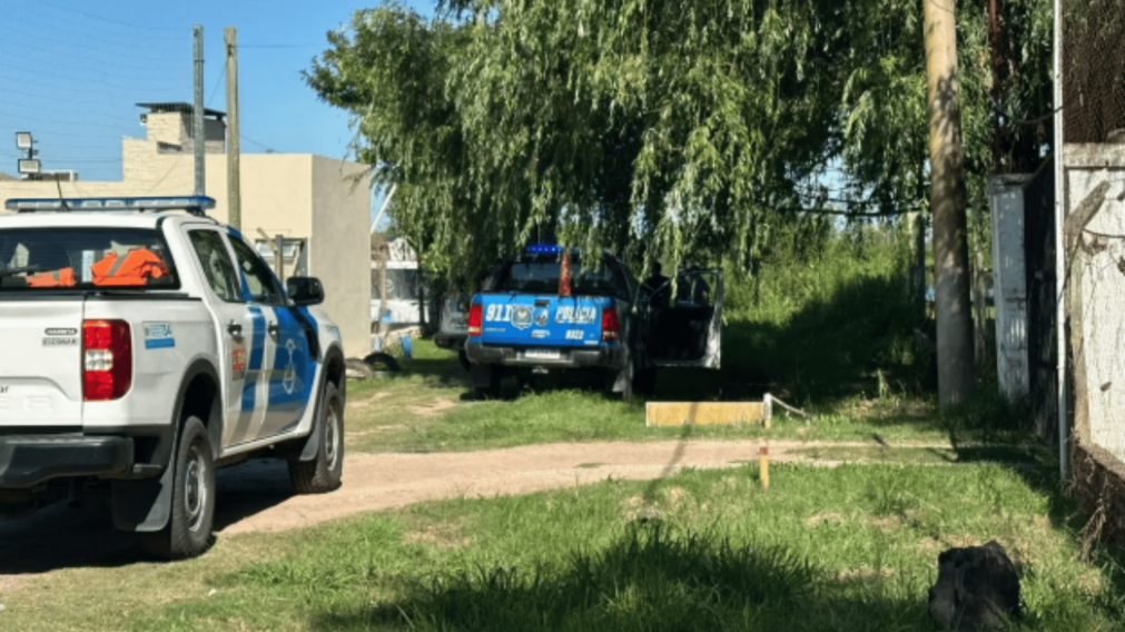 La policía de Santa Fe confirmó el macabro hallazgo (Gentileza Aire Digital).