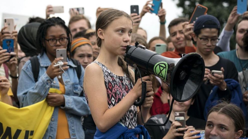El interés de la adolescente por el cambio climático comenzó a los 8 años.