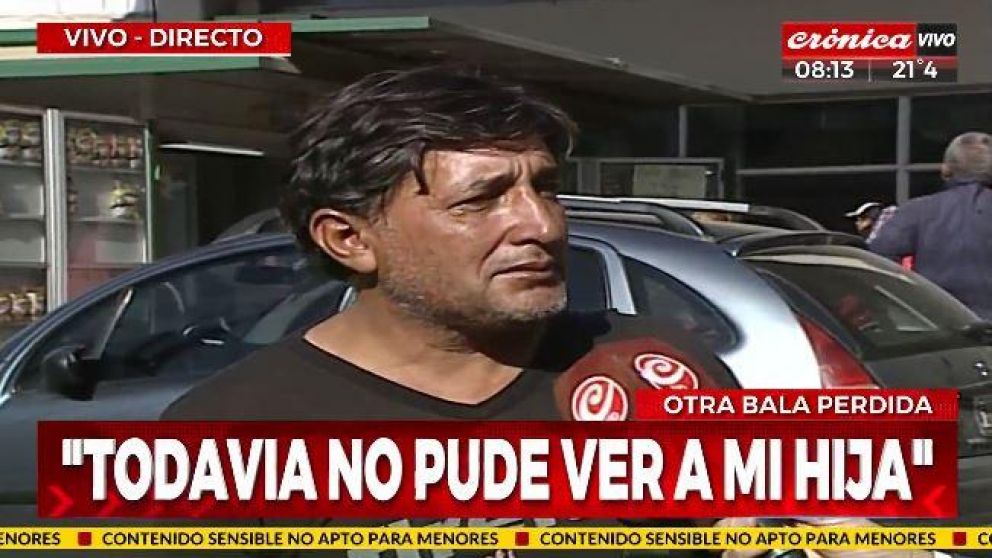Gabriel Gómez, padre de Milagros, en diálogo con Crónica HD (Captura).