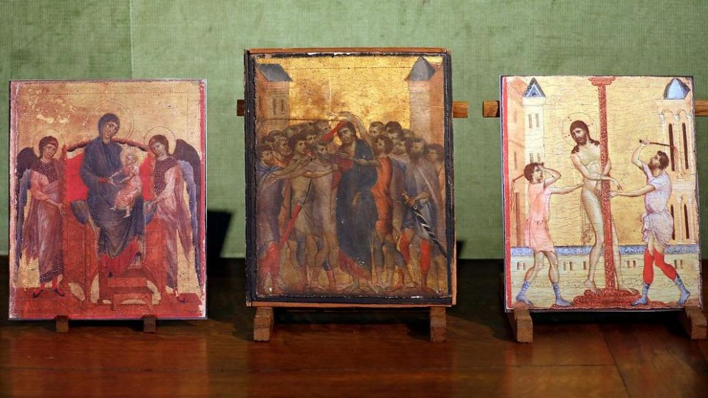 "El Cristo burlado" exhibido.