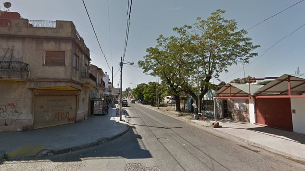 Todo ocurrió en este cruce del barrio San Roque, en La Matanza.