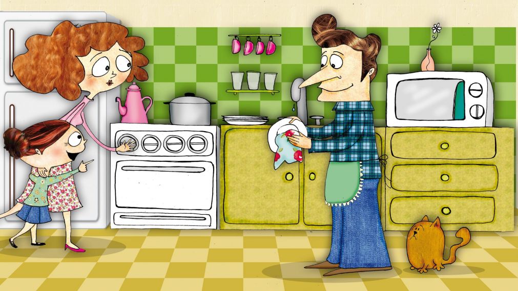 El libro de Magela Demarco cuestiona los roles de género en el hogar.