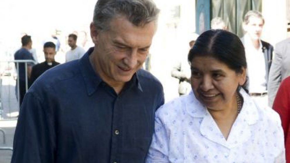 La dirigente de Los Piletones subray� la crisis social.