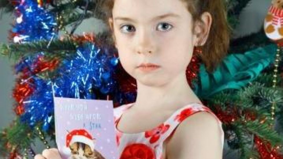Florence, la nena que encontró el desesperado pedido de ayuda.
