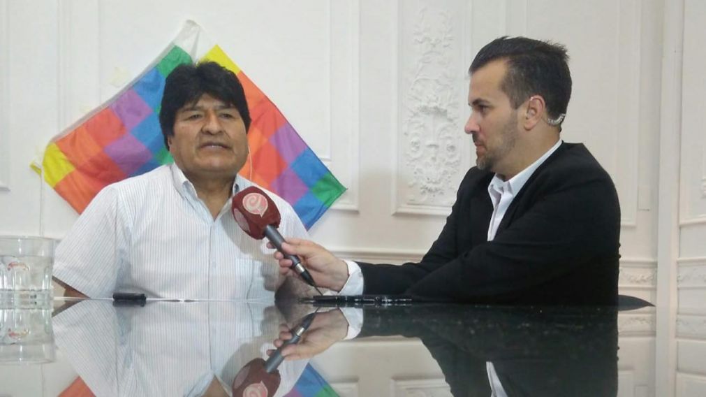 Evo Morales, en exclusiva con Crónica HD.