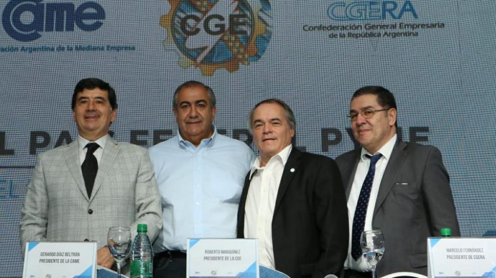Reunidos bajo el lema el lema "El Pa�s Federal Pyme y el Nuevo Escenario Productivo".