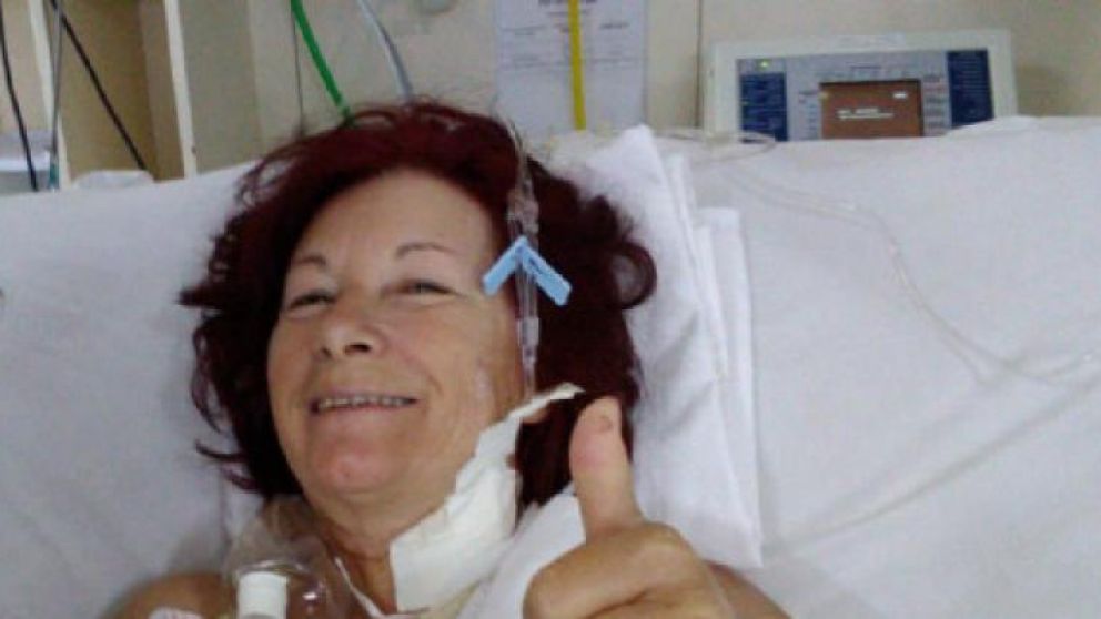 Irene Fernández se recupera en un hospital de Natal.