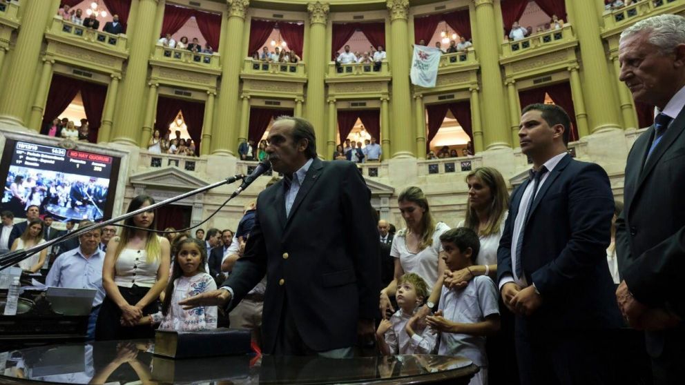 Los integrantes de la Cámara Baja prestaron juramento (Diputados).