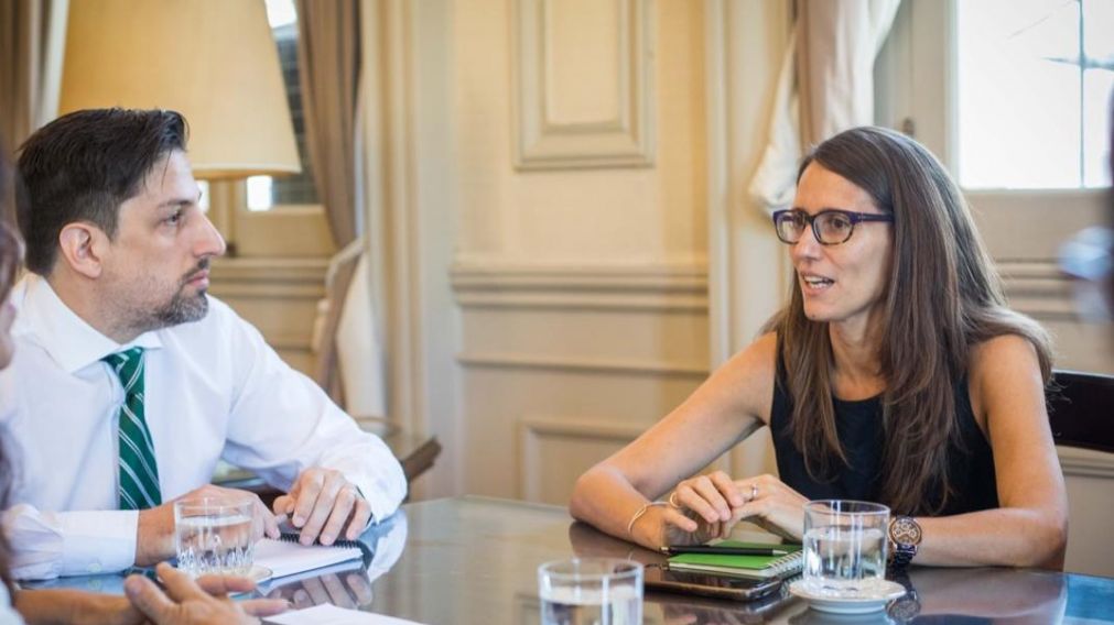 Los ministros se reunieron en el Palacio Sarmiento.