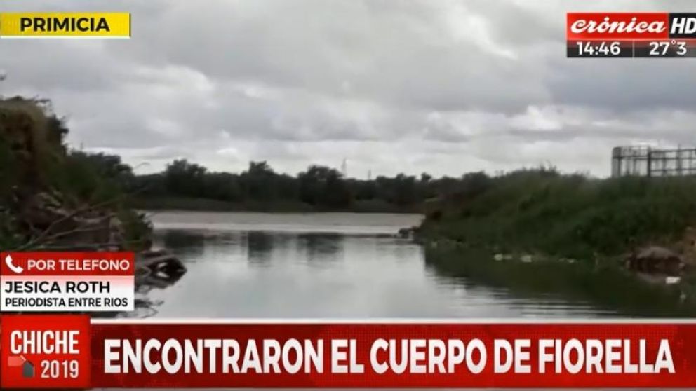 Encontraron el cuerpo de Fiorella en el río Paraná. (Captura de TV)