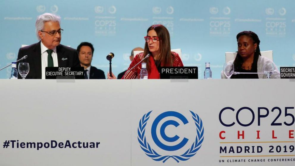 Carolina Schmidt, ministra de Medio Ambiente de Chile, cierra la COP25.