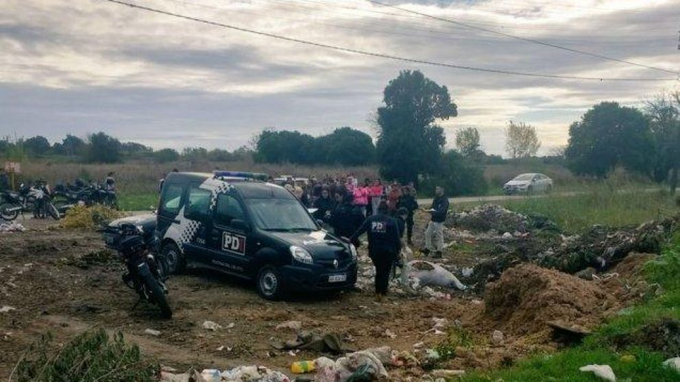 El lugar del hallazgo. (Twitter).