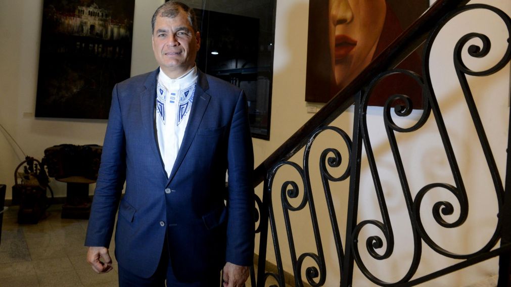El ex presidente de Ecuador, Rafael Vicente Correa Delgado(Crónica/Hernán Nersesian).