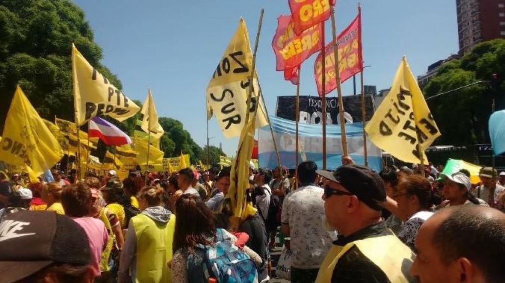 As� protestaban este jueves en reclamo de "cosas concretas".