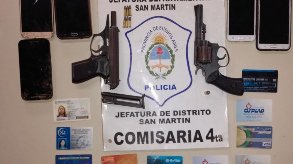 Algunos de los elementos fueron incautados.