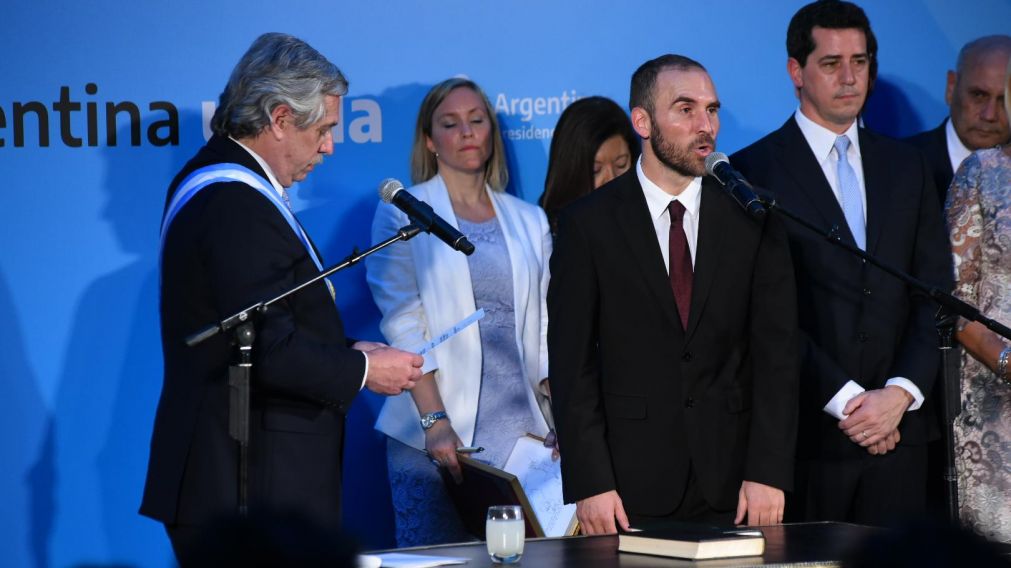 Guzmán, en la jura (Jonatan Moreno-Diario Crónica).