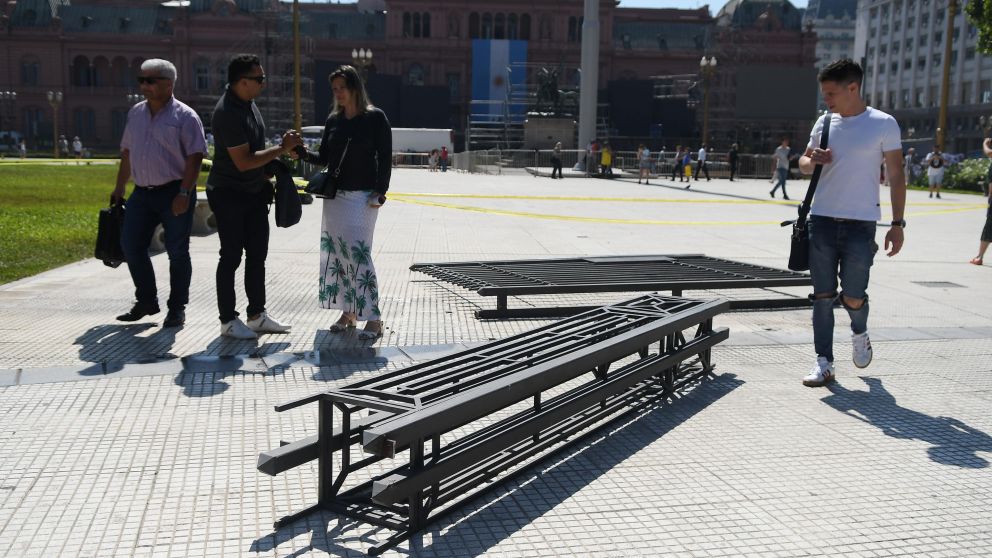 Las rejas fueron retiradas y la gente festejó (Rubén Paredes/Crónica).