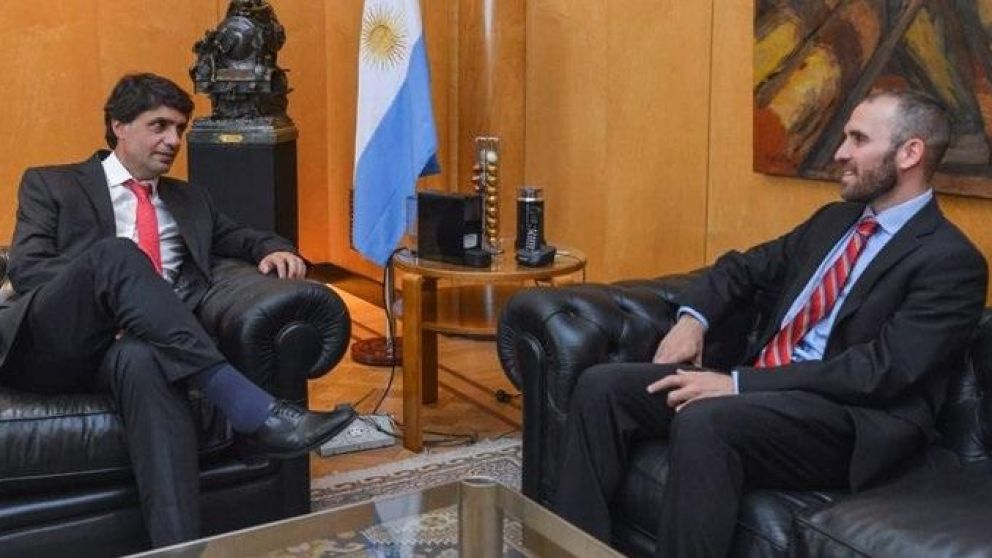 Lacunza y Guzmán se reunieron en el palacio de Hacienda.