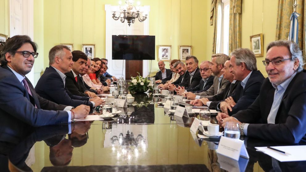 La última reunión de Macri y su Gabinete.