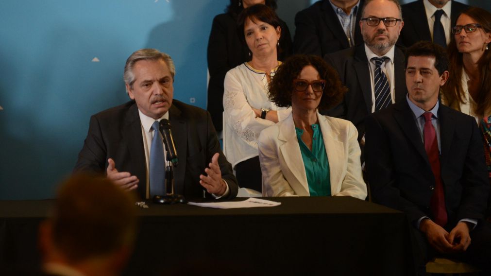 Fernández habló de "hambre" de trabajo por parte suya, y de su Gabinete (Hernán Nersessian/Crónica).
