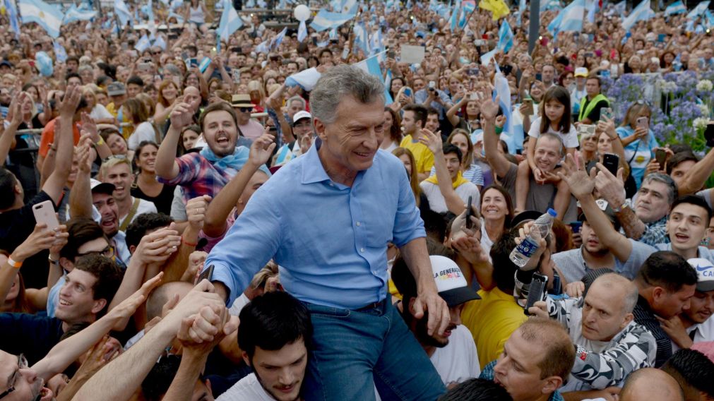 Macri se despidió frente a una multitud en Plaza de Mayo (Hernán Nersesián/Crónica)