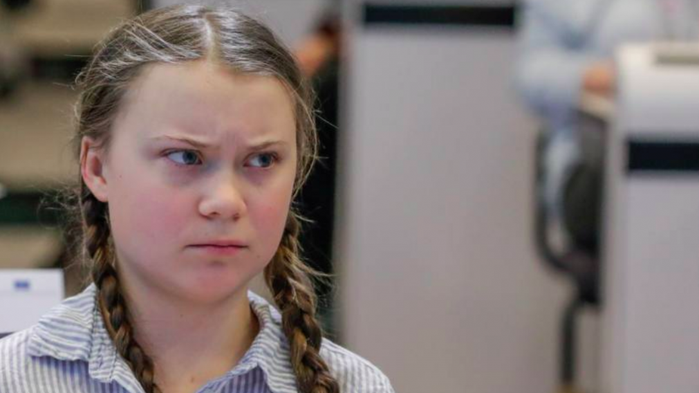 Greta Thunberg llegó a Lisboa rumbo a la Cumbre del Clima en Madrid.