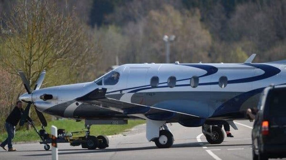 La aeronave estrellada es una Pilatus PC-12. (Imagen ilustrativa)