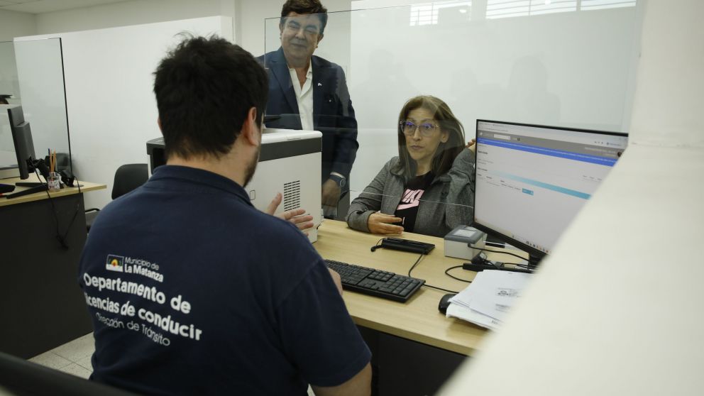 En La Matanza se puede sacar la licencia de conducir en menos de una hora y media.