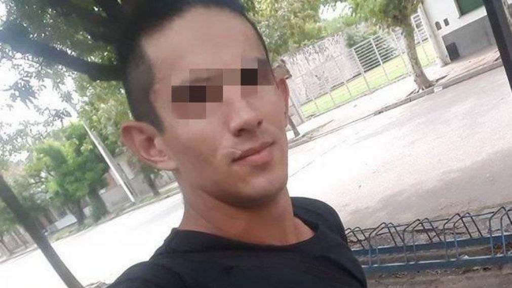 Adrian Cristian Almirón, el único imputado en el crimen de la chica de 17 años.