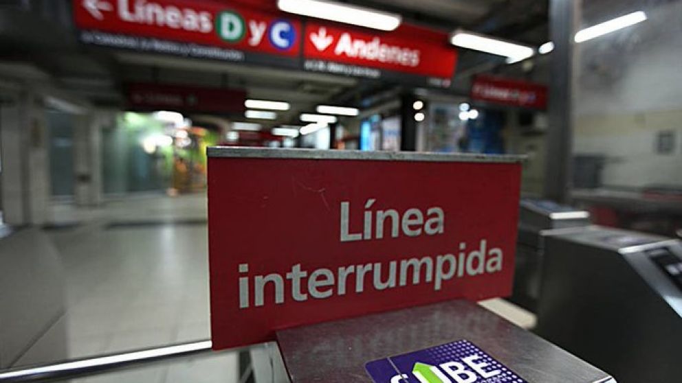 No dijeron cuándo finaliza la medida.