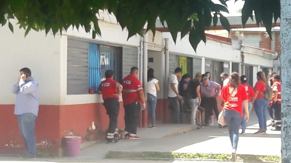 Tensos momento se vivieron en el colegio.